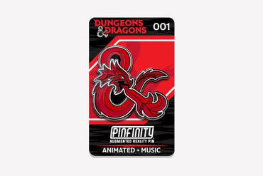Pinfinity- D&D Dragon Augmented reality collectible pin