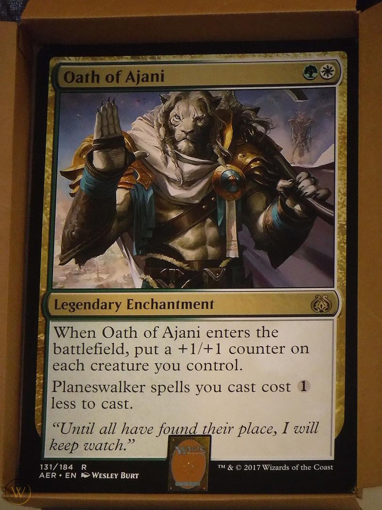 MTG- Oath of Ajani OVERSIZED card