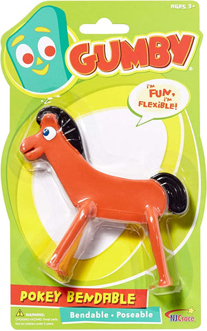 Pokey Toy Bendable Plastic Orange 1 pc