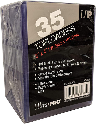 Ultra Pro-Top Loaders- 35 Count