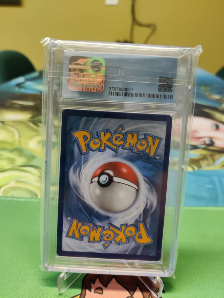 Graded- Charizard Vivid Voltage 2020 #25 Cracked ice Holo CGC 9.5