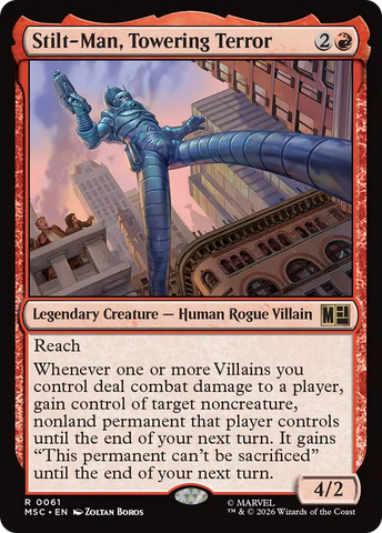 Stilt-Man, Towering Terror (Surge Foil) [Marvel Super Heroes Commander]