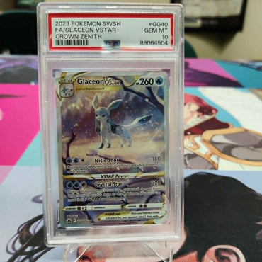 Graded- 2023 SWSH Glaceon VStar PSA Gem MT 10