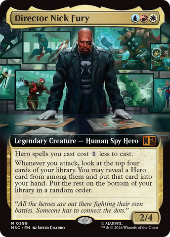 Director Nick Fury (Extended Art) [Marvel Super Heroes Commander]