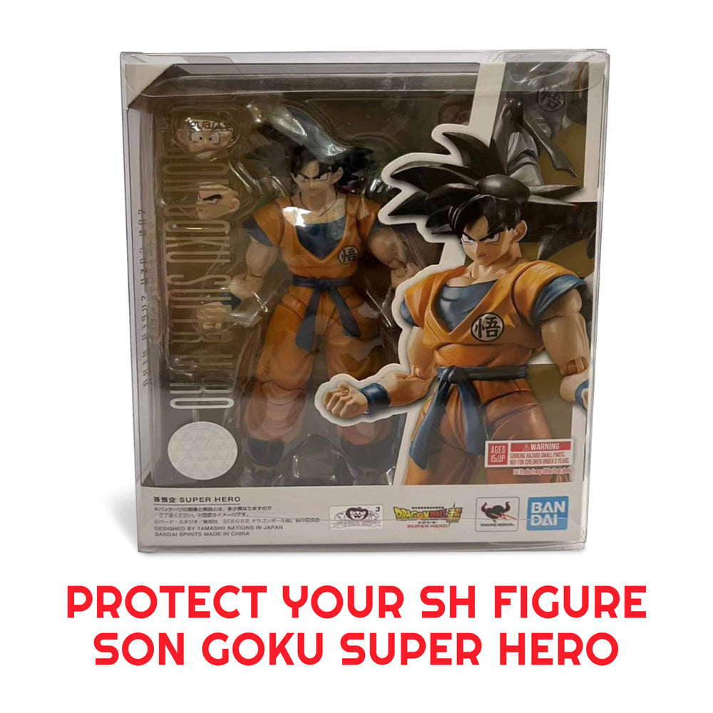 Display Case Protector for SH Figure Son Goku Super Hero PET Protector Pack of 10