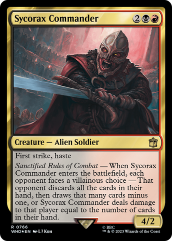 Sycorax Commander (Surge Foil) [Doctor Who]