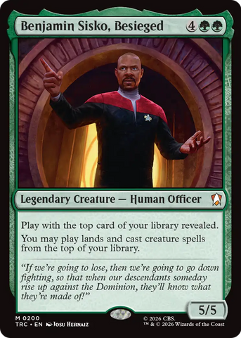 Benjamin Sisko, Besieged [Star Trek Commander]