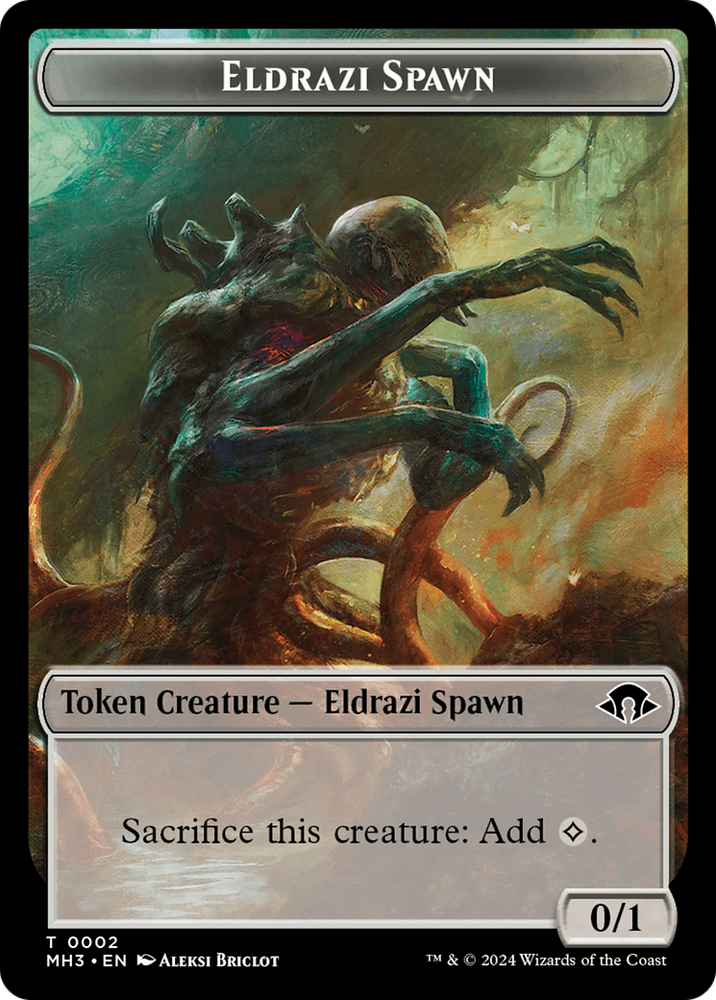 Eldrazi Spawn // Rat Double-Sided Token [Modern Horizons 3 Tokens]