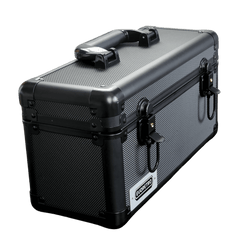 15-Slab Case Individual Slot with Handle, Black