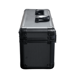 15-Slab Case Individual Slot with Handle, Black