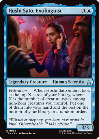 Hoshi Sato, Exolinguist [Star Trek]