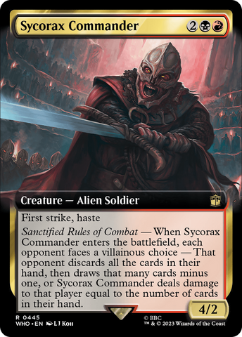 Sycorax Commander (Extended Art) [Doctor Who]