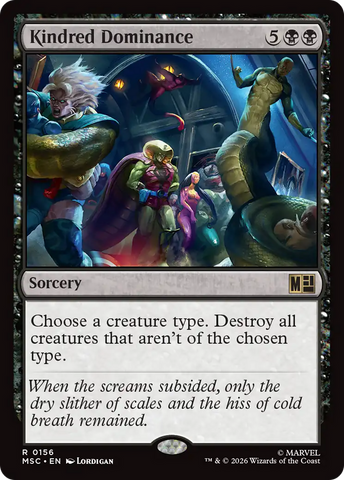 Kindred Dominance (Surge Foil) [Marvel Super Heroes Commander]