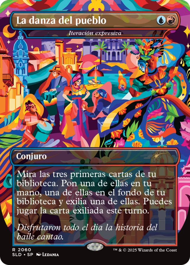 La danza del pueblo - Expressive Iteration (Rainbow Foil) SPANISH [Secret Lair Drop Series]