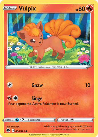 Vulpix (006/073) [Sword & Shield: Champion's Path]