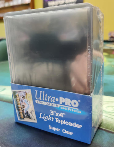 Ultra pro- 3x4 Light Top loader: Super clear