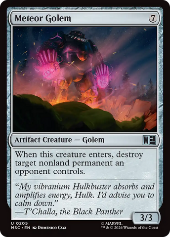 Meteor Golem [Marvel Super Heroes Commander]