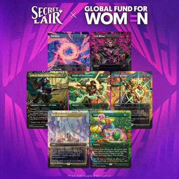 MTG- Secret Lair Their Magic is Limitless -Non Foil (Global fund for women)