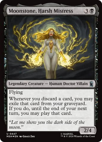 Moonstone, Harsh Mistress (Surge Foil) [Marvel Super Heroes]