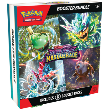 POKEMON- TWILIGHT MASQUERADE BOOSTER BUNDLE (6 Boosters)