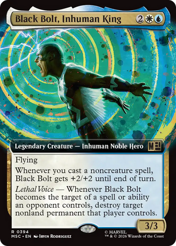 Black Bolt, Inhuman King (Extended Art) [Marvel Super Heroes Commander]