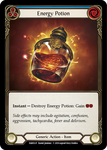 Energy Potion [FAB012-P] (Promo)  1st Edition Cold Foil
