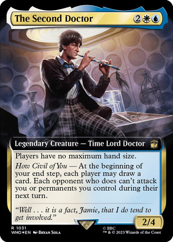 The Second Doctor (Extended Art) (Surge Foil) [Doctor Who]