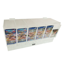 EVORETRO Card Dispenser Pokémon Booster Pack 6-Slot Acrylic Display Dispenser