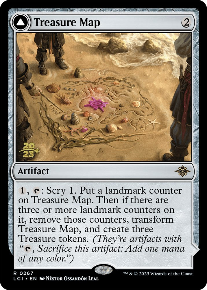 Treasure Map // Treasure Cove [The Lost Caverns of Ixalan Prerelease Cards]