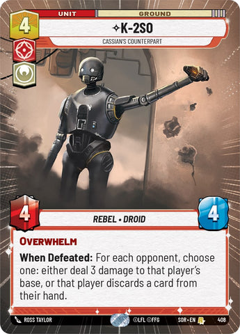 K-2SO - Cassian's Counterpart (Hyperspace) (408) [Spark of Rebellion]