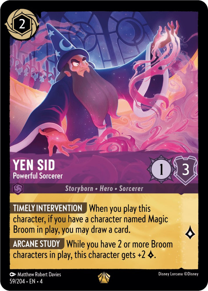 Yen Sid - Powerful Sorcerer (59/204) (59/204) [Ursula's Return]