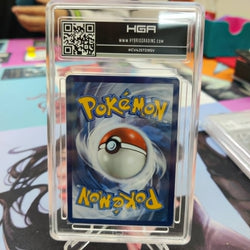Graded- Pokemon Marshadow & Machamp GX Unbroken Bonds Secret Rare #221 HGA 9.5 Gem Mint