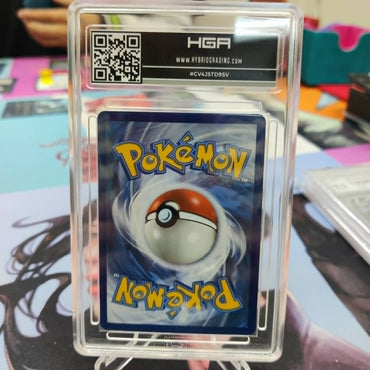 Graded- Pokemon Marshadow & Machamp GX Unbroken Bonds Secret Rare #221 HGA 9.5 Gem Mint