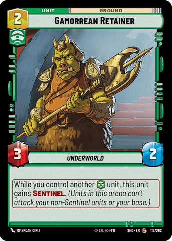 Gamorrean Retainer (112/262) (112/262) [Shadows of the Galaxy]