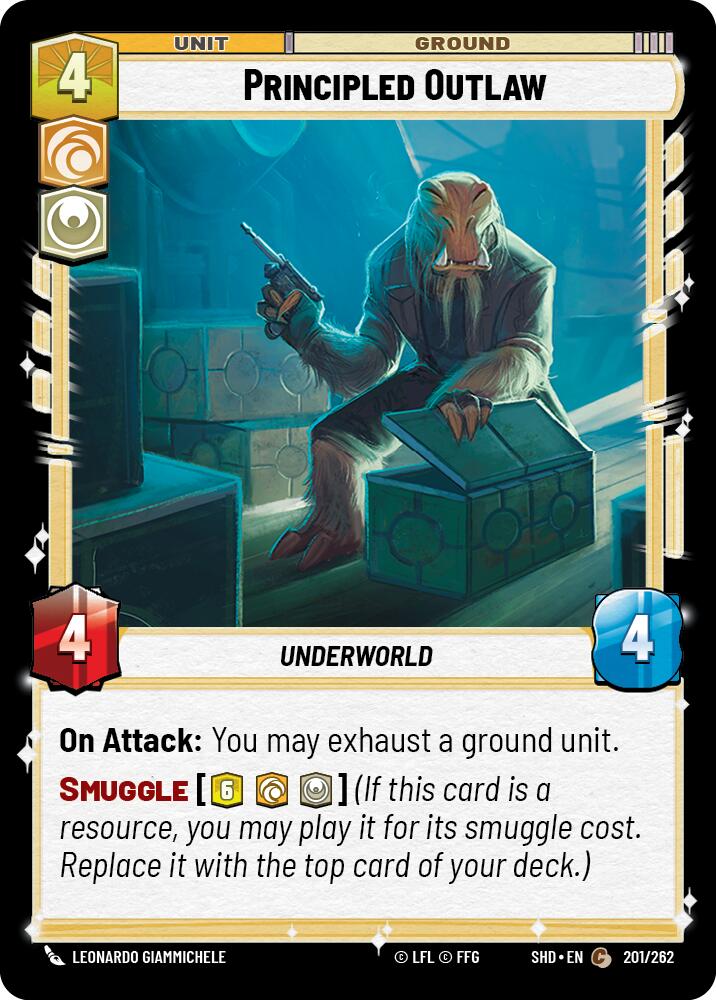 Principled Outlaw (201/262) (201/262) [Shadows of the Galaxy]