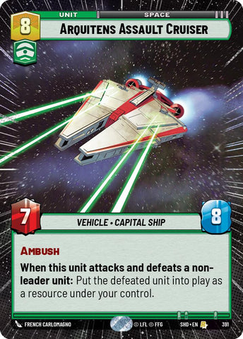 Arquitens Assault Cruiser (Hyperspace) (391) [Shadows of the Galaxy]