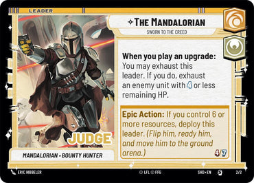 The Mandalorian - Sworn To The Creed (2/2) (Judge Promo) FOIL (2/2) [Shadows of the Galaxy Promos]