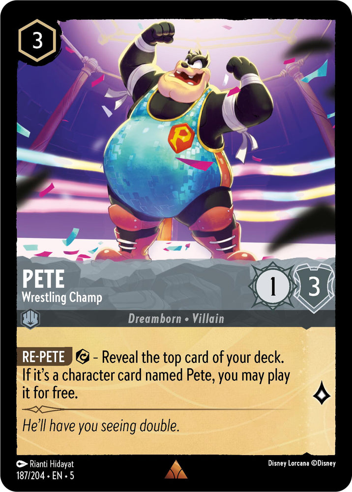 Pete - Wrestling Champ (187/204) [Shimmering Skies]