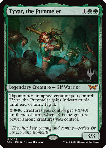 Tyvar, the Pummeler (Promo Pack) [Duskmourn: House of Horror Promos]