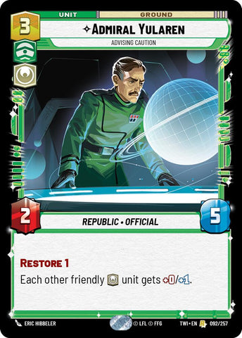 Admiral Yularen (092/257)  [Twilight of the Republic]