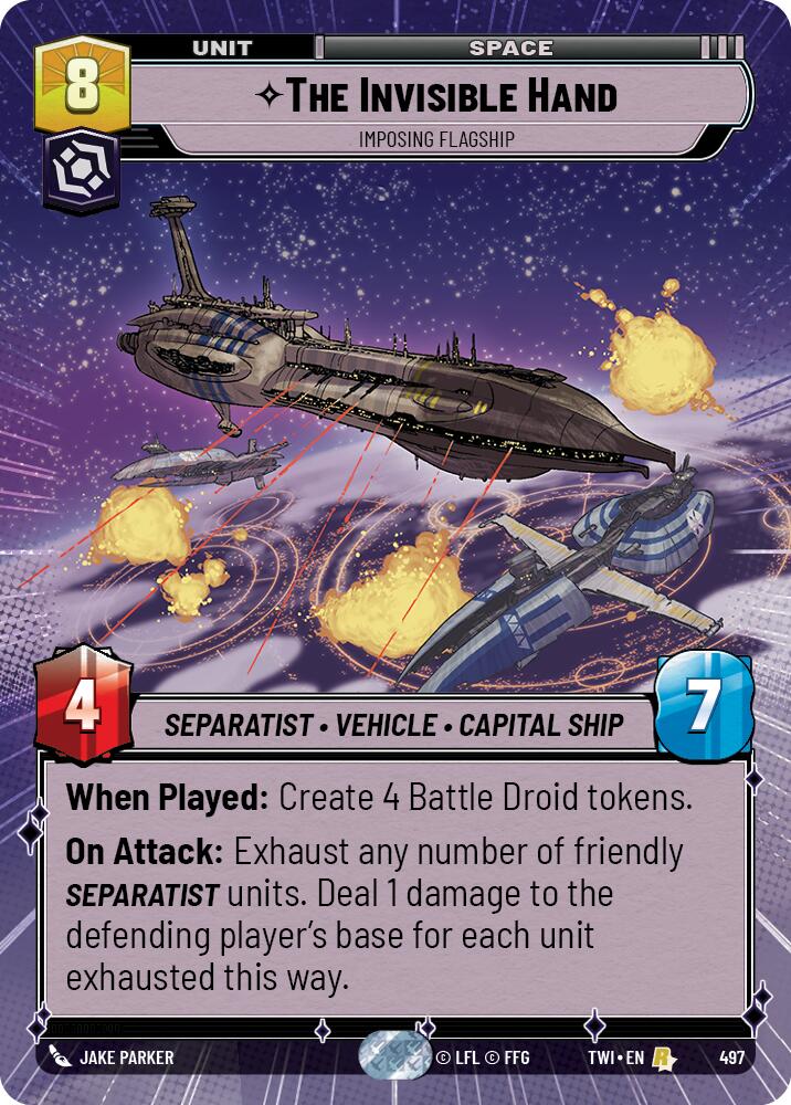 The Invisible Hand - Imposing Flagship (497) (Hyperspace) (497) [Twilight of the Republic]