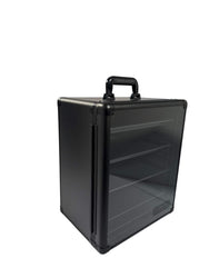 EVORETRO Aluminum Miniatures Display Case with 5 Magnetic Trays