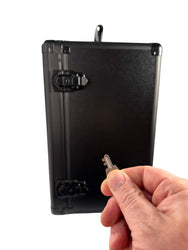 EVORETRO Aluminum Miniatures Display Case with 5 Magnetic Trays