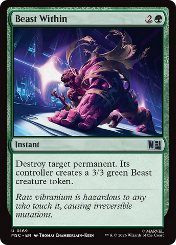Beast Within (Surge Foil) [Marvel Super Heroes Commander]