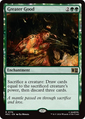 Greater Good (Surge Foil) [Marvel Super Heroes Commander]