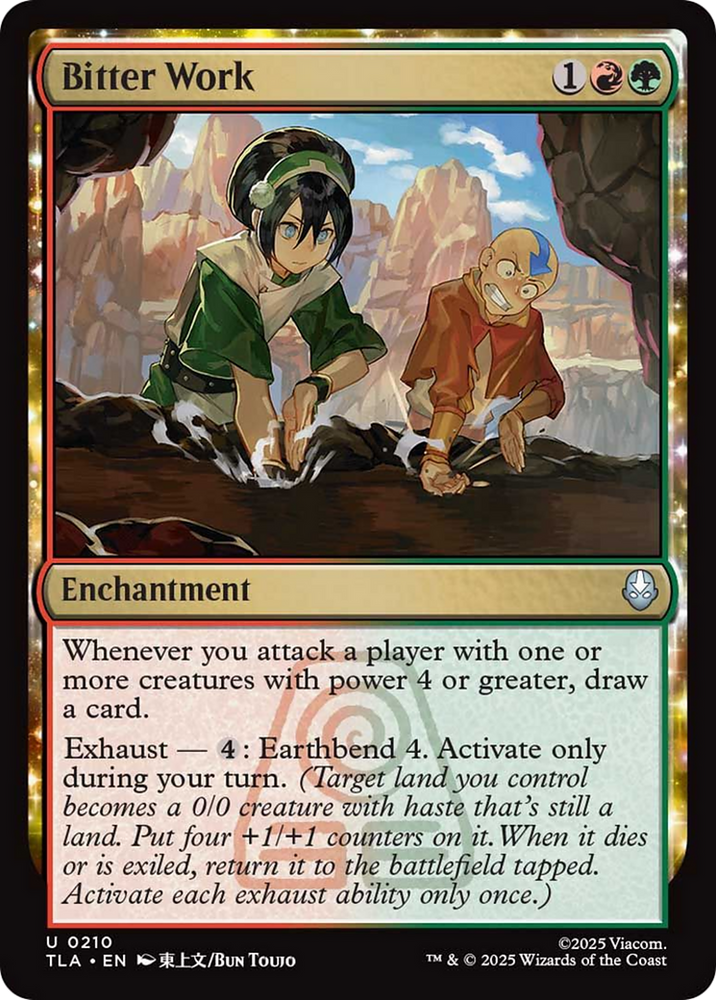 Bitter Work [Avatar: The Last Airbender]