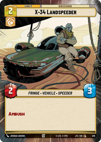 X-34 Landspeeder (476) (Hyperspace) (476) [Jump to Lightspeed]