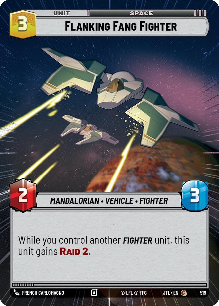 Flanking Fang Fighter (519) (Hyperspace) (519) [Jump to Lightspeed]