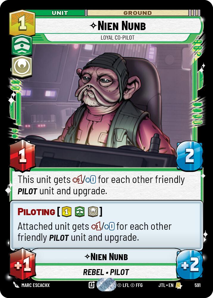 Nien Nunb - Loyal Co-Pilot (Foil) (591) [Jump to Lightspeed]