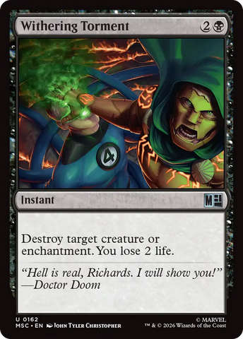 Withering Torment (Surge Foil) [Marvel Super Heroes Commander]